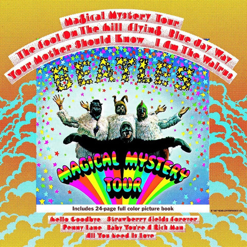 The Beatles - Magical Mystery Tour - Vinyl Record LP w/ 24-page Full Color Picture Book