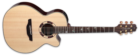 Takamine TSF48C Acoustic/Electric Guitar - "Natural" w/ Hard Bag