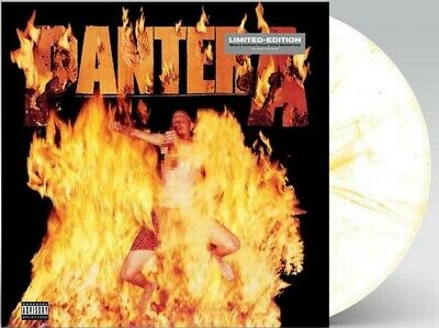 Pantera - Reinventing The Steel - Limited Edition White & Southern Flames Yellow Marbled Vinyl LP (Metal)