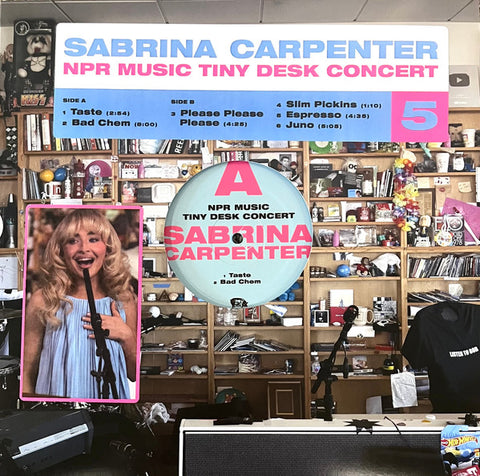 Sabrina Carpenter - NPR Music Tiny desk Concert - Limited Colored Vinyl LP Record