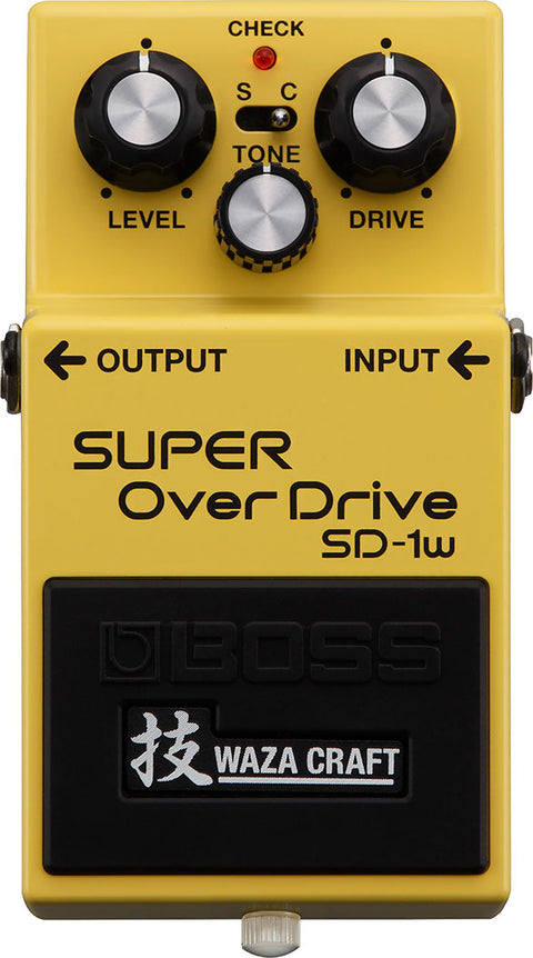 Boss Waza Craft SD-1w Super Overdrive Guitar Pedal