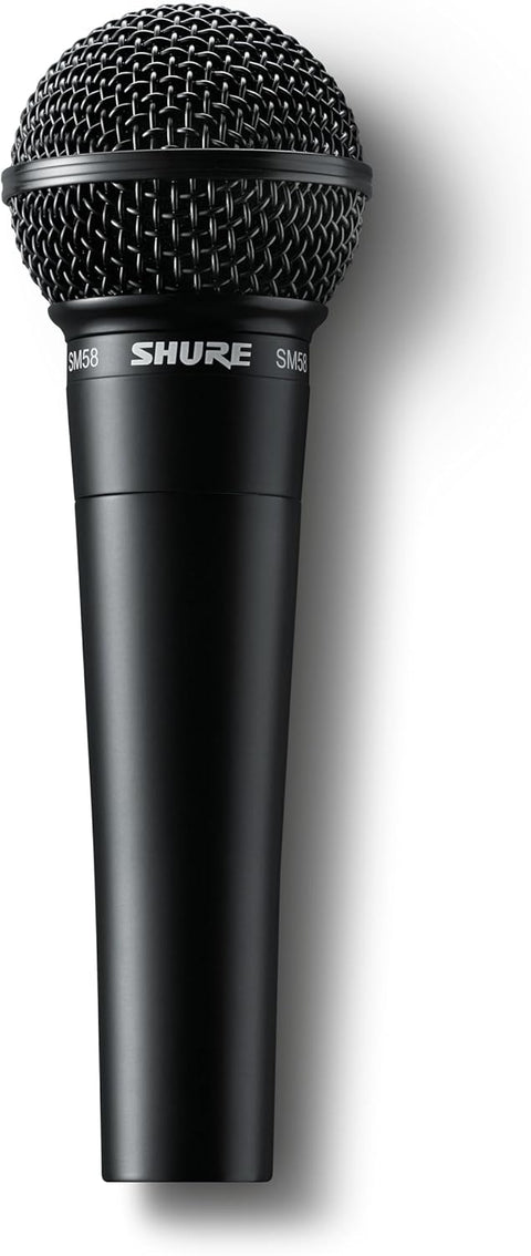 Shure SM58 Cardioid Dynamic Vocal Microphone - Limited Edition Black Mic