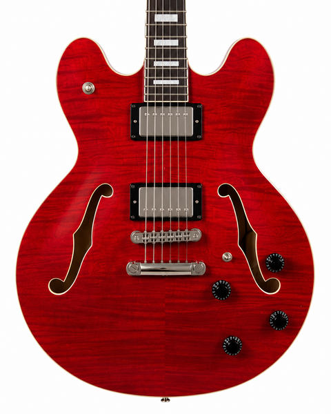 Stromberg Fremont Semi-Hollow Electric Guitar – Transparent Red Gloss