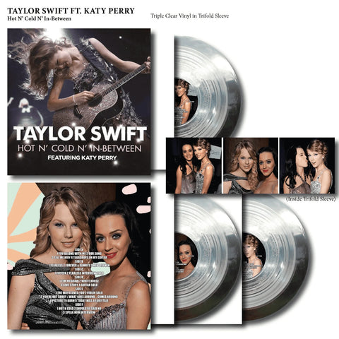 Taylor Swift – Hot N' Cold N' In-Between / Katy Perry / You Belong With Me / Interview (Clear Vinyl) 3-LP's