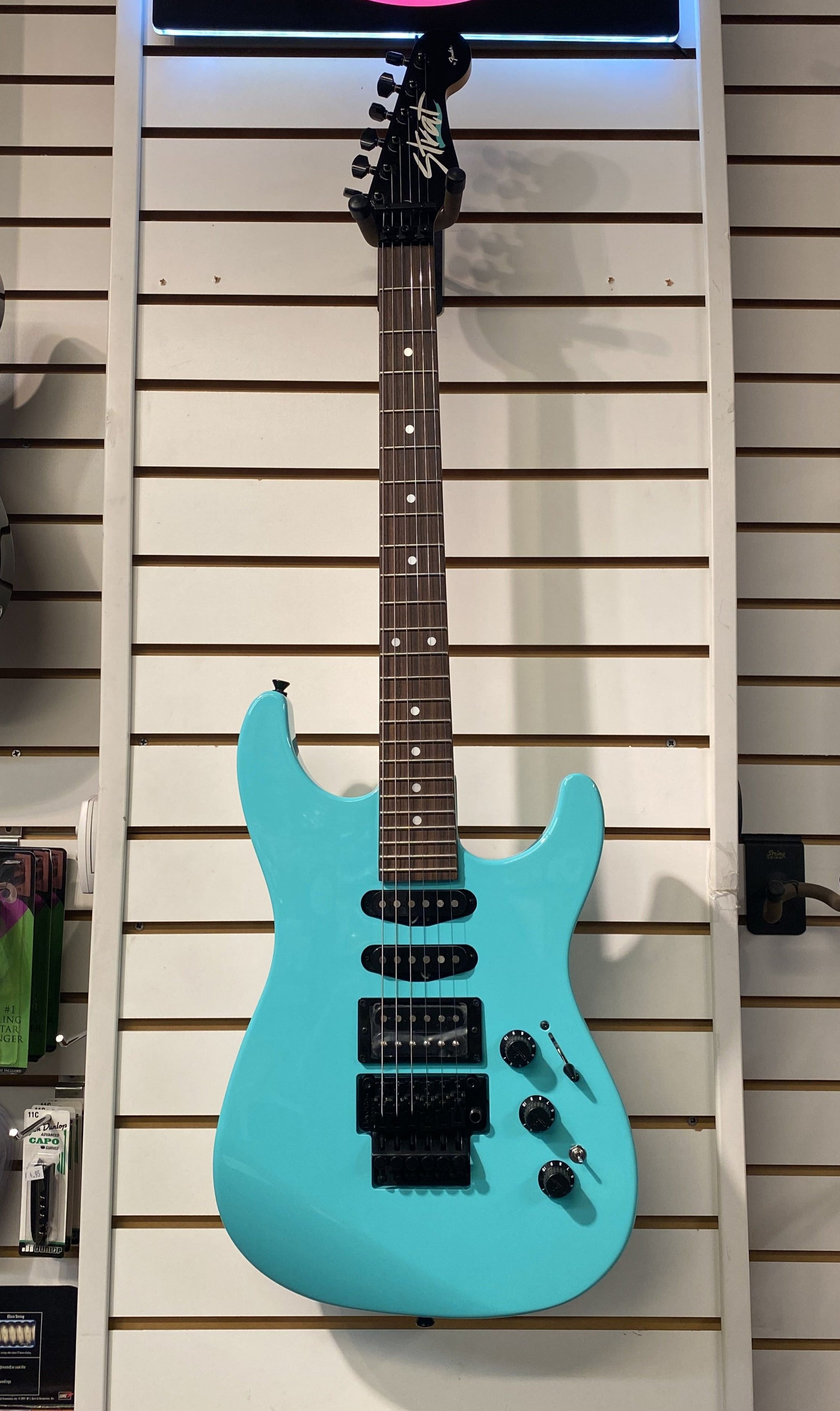 Fender® JAPAN MIJ Limited HM Super Stratocaster Electric Guitar Ice Blue