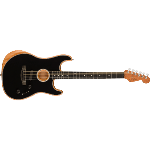Fender Acoustasonic Black Stratocaster