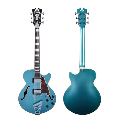 D'Angelico Premier SS Ocean Turquoise Electric Guitar Stairstep Tailpiece