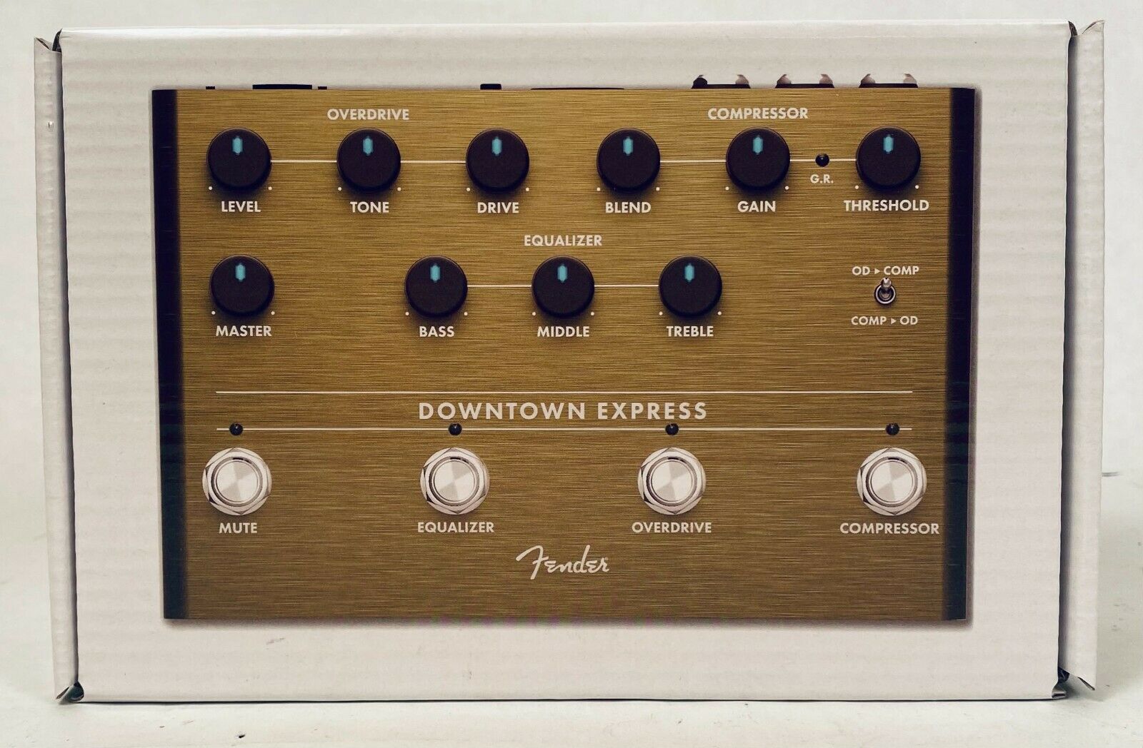 FENDER DOWNTOWN EXPRESS BASS MULTI-EFFECT PEDAL - Grass Roots 