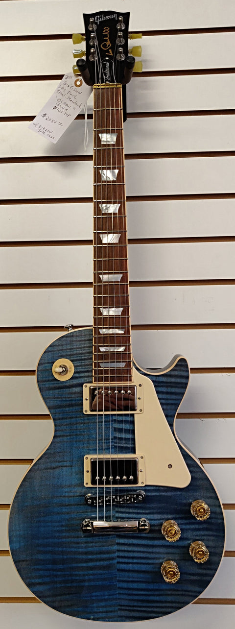 USED - Gibson Les Paul standard Traditional "Ocean Blue" (2015 Model)
