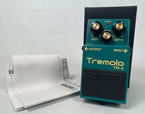 BOSS TR-2 Tremolo Guitar Pedal - Used Demo