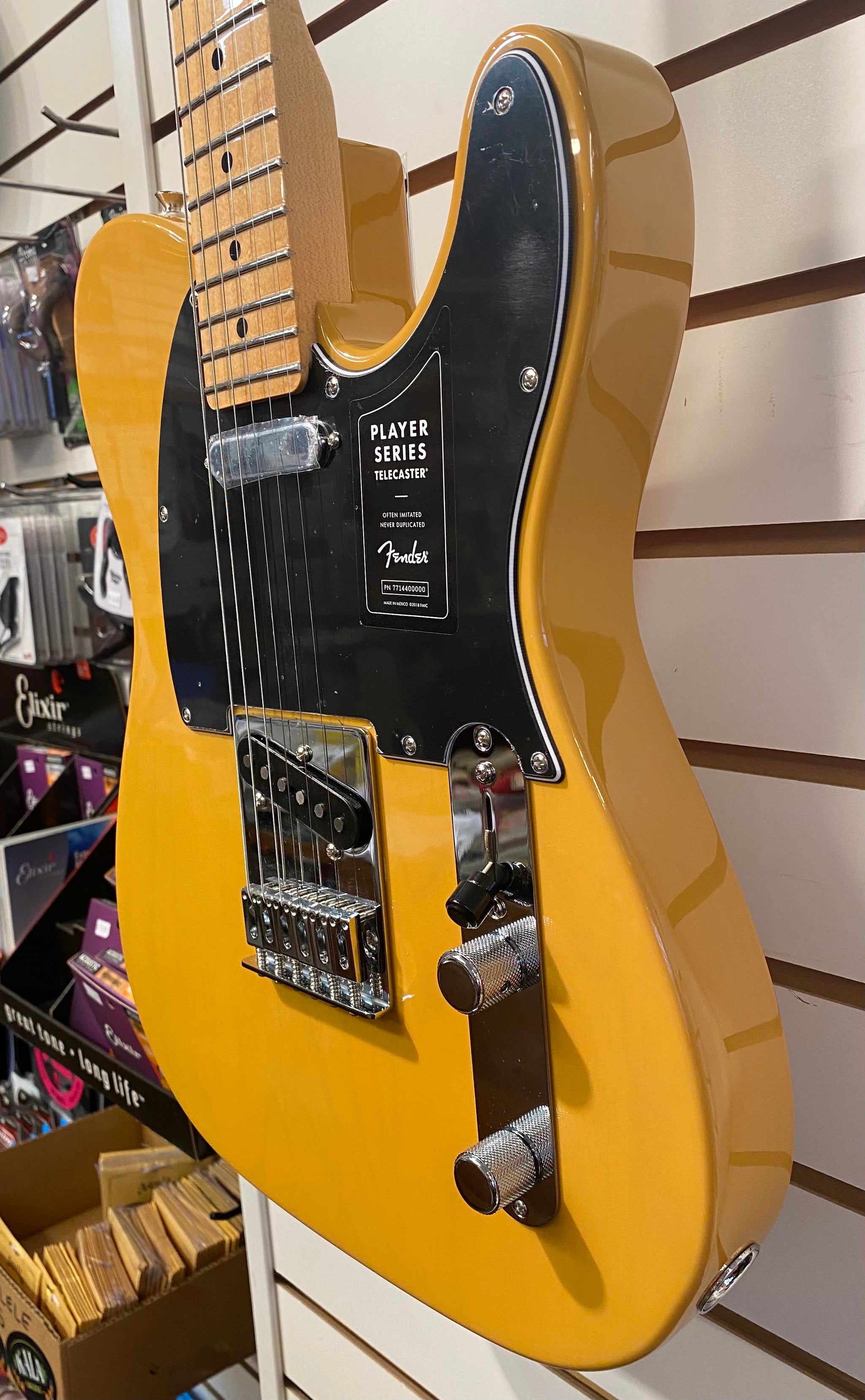 Fender Player Series Telecaster Electric Guitar Butterscotch Blond DEMO