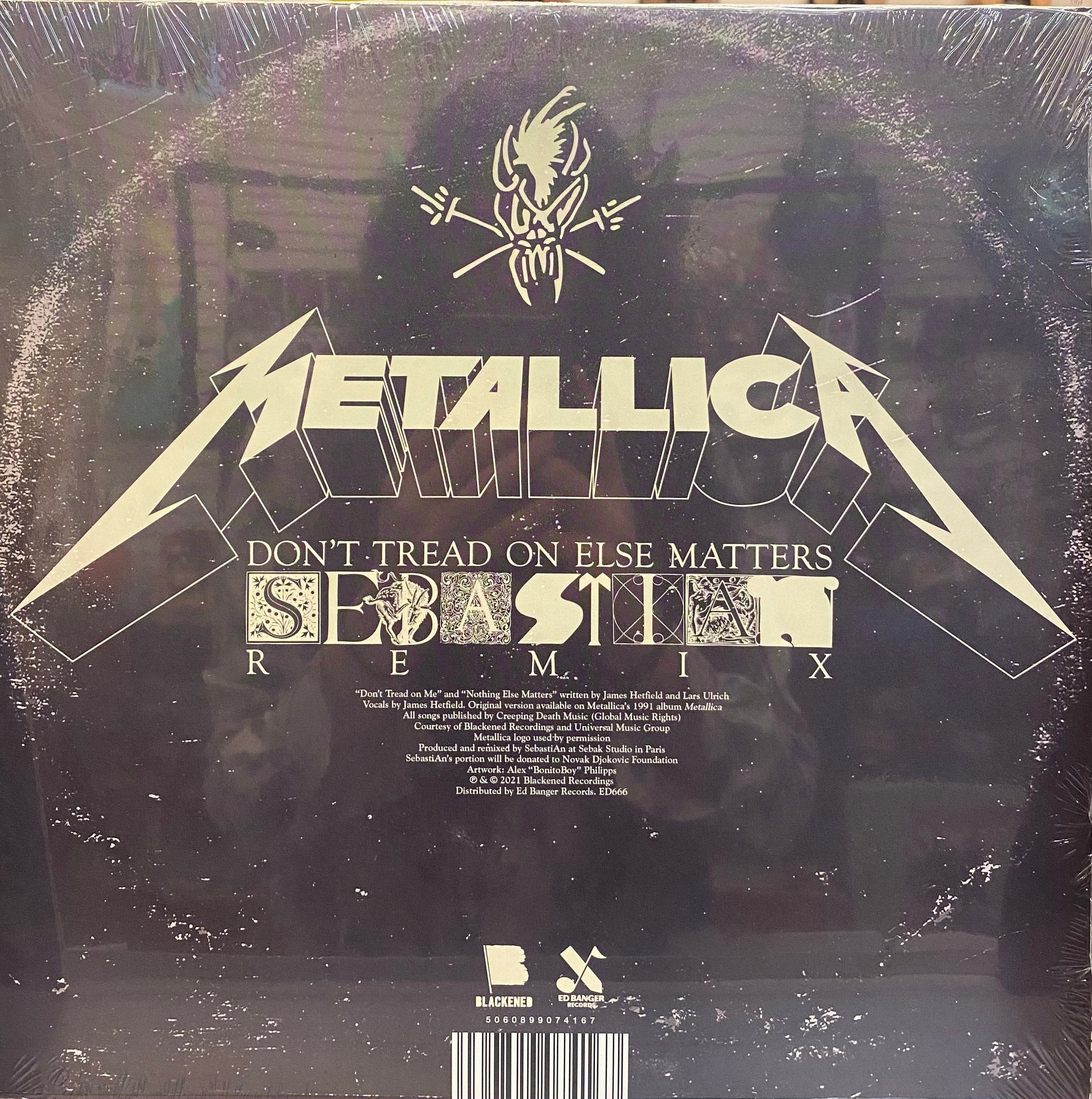 Metallica - Don't Tread on Else Matters (Sebastian Remix) - Vinyl Record LP