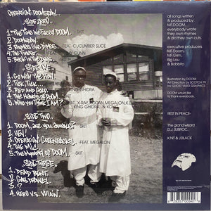 MF DOOM- OPERATION DOOMSDAY - VINYL LP RECORD (Rap) - Grass Roots