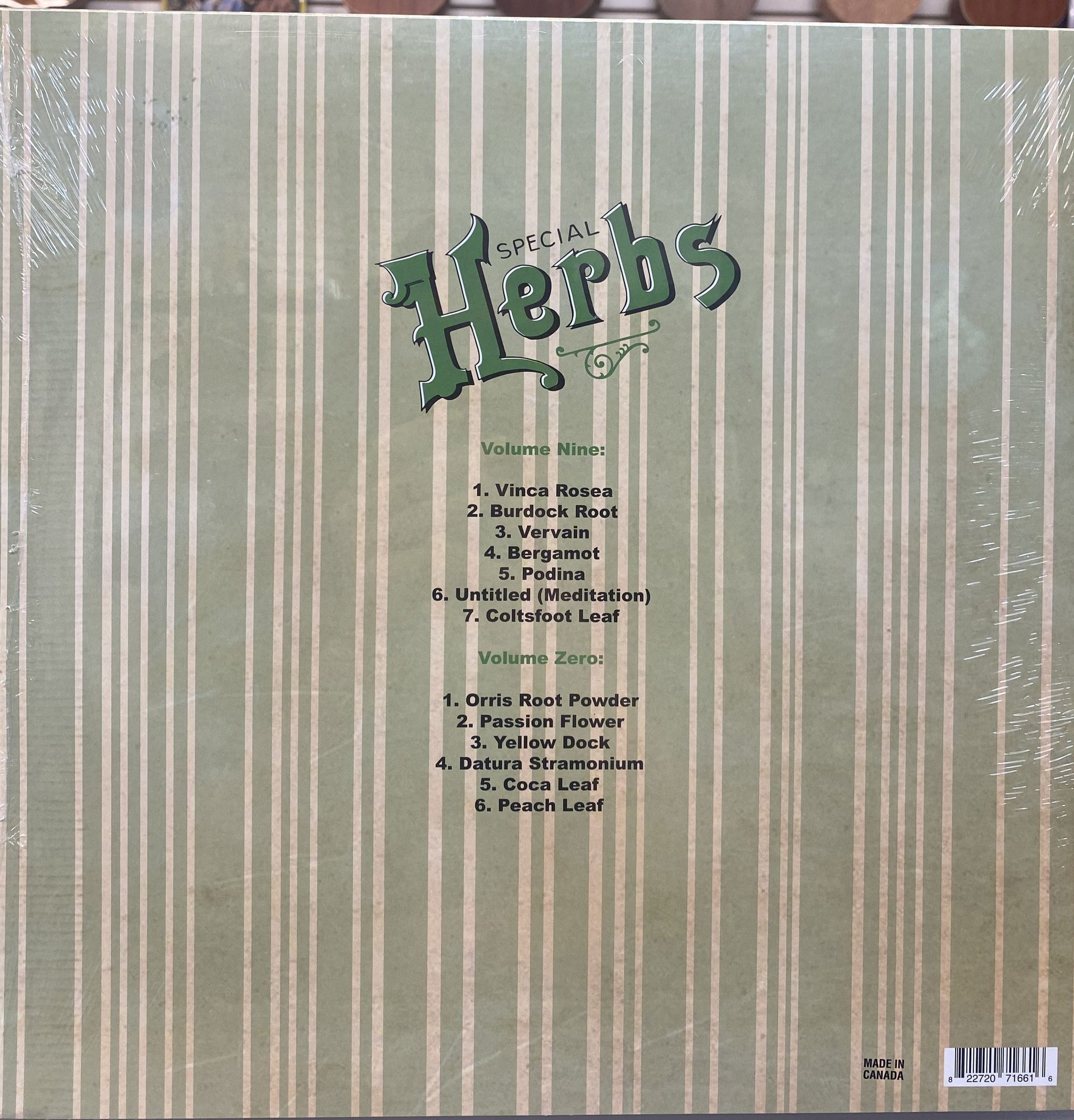 MF Doom - Special Herbs - Vols 9 & 0 - Vinyl LP Record