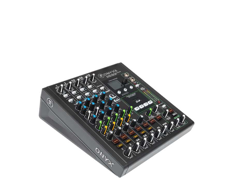 Mackie Onyx8 Series Premium Analog Mixer with Multitrack USB
