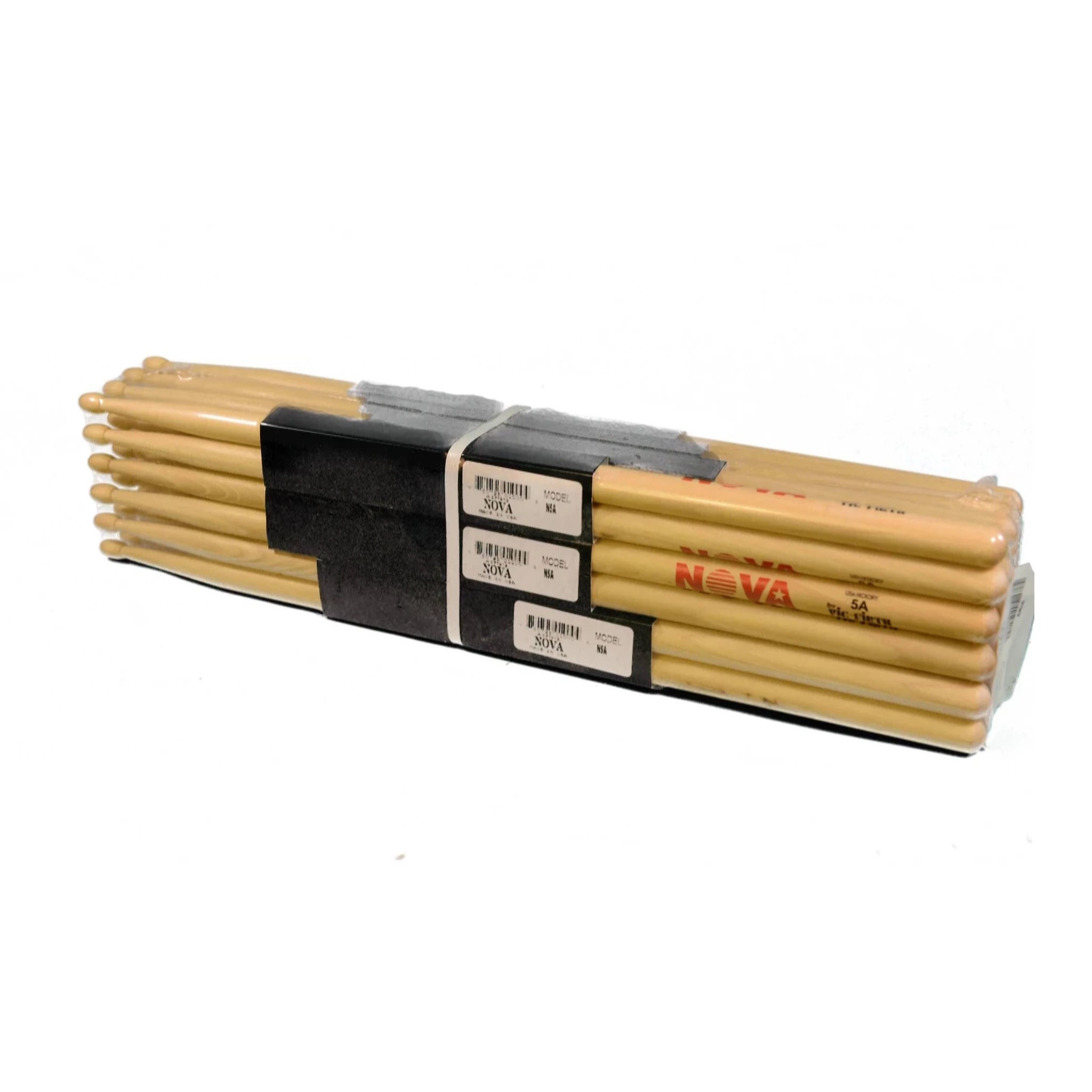 12-Pairs) Vic Firth® NOVA® 5A Hickory Drumsticks, Wood Sticks, Nylon -  Grass Roots Music Store