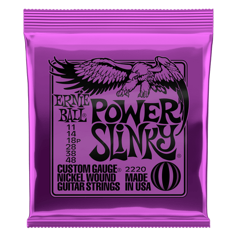 Ernie Ball Power Slinky - Custom Gauge Nickel Wound Electric Guitar Strings 11-48