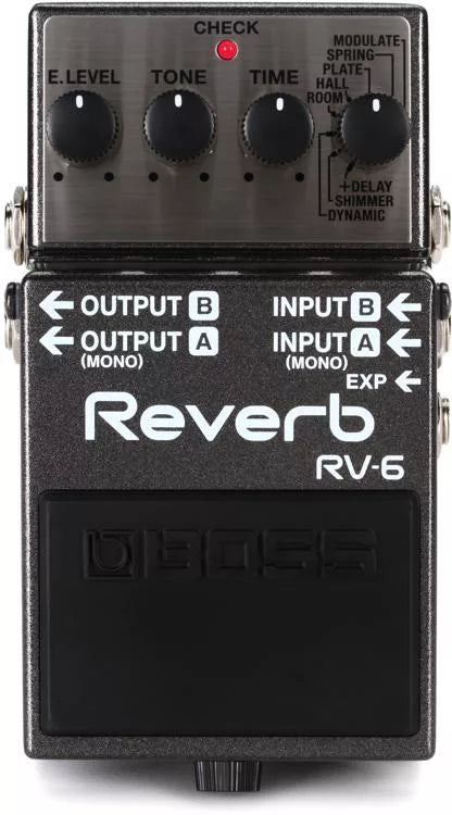 Boss RV-6 Reverb Guitar Pedal