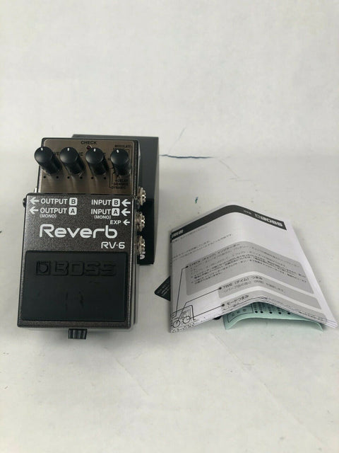 Boss RV-6 Digital Reverb Guitar Pedal - USED GEAR