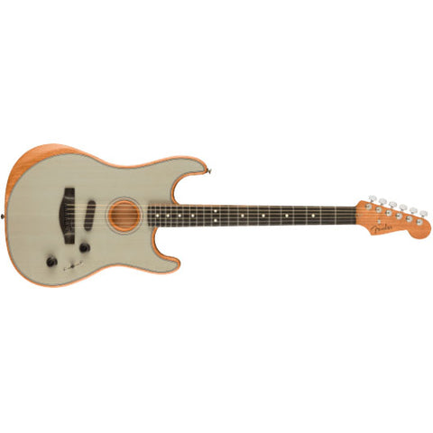Fender American Acoustasonic Stratocaster – Sonic Blue, Ebony Fingerboard