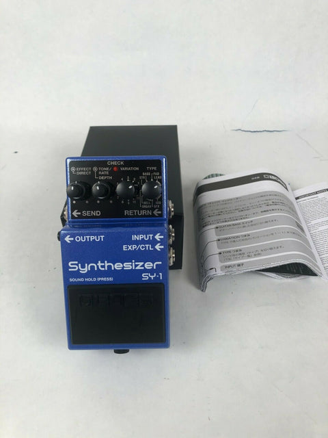 BOSS SY-1 Synthesizer Guitar & Bass Pedal - Used Demo
