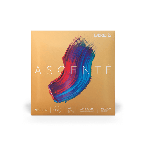 D'Addario Ascente Violin Strings 4/4 Scale Medium Tension