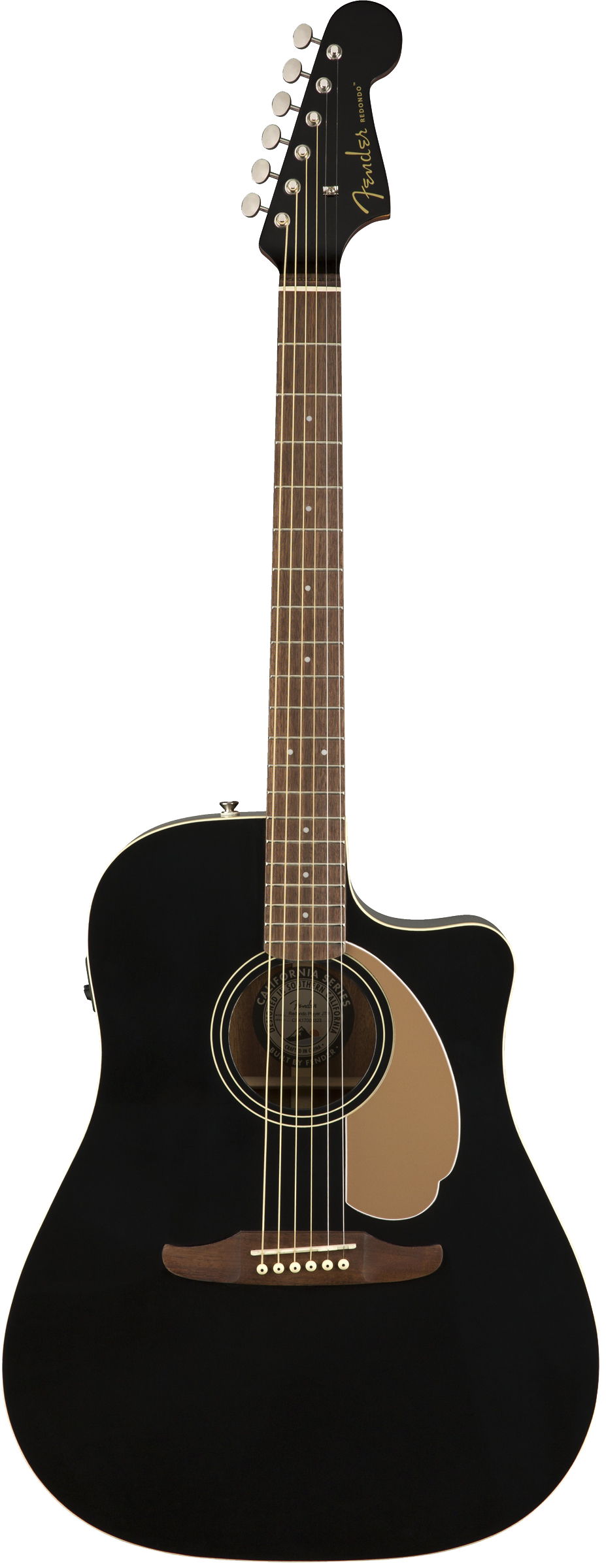 Fender Redondo Player Acoustic / Electric Guitar - Jetty Black