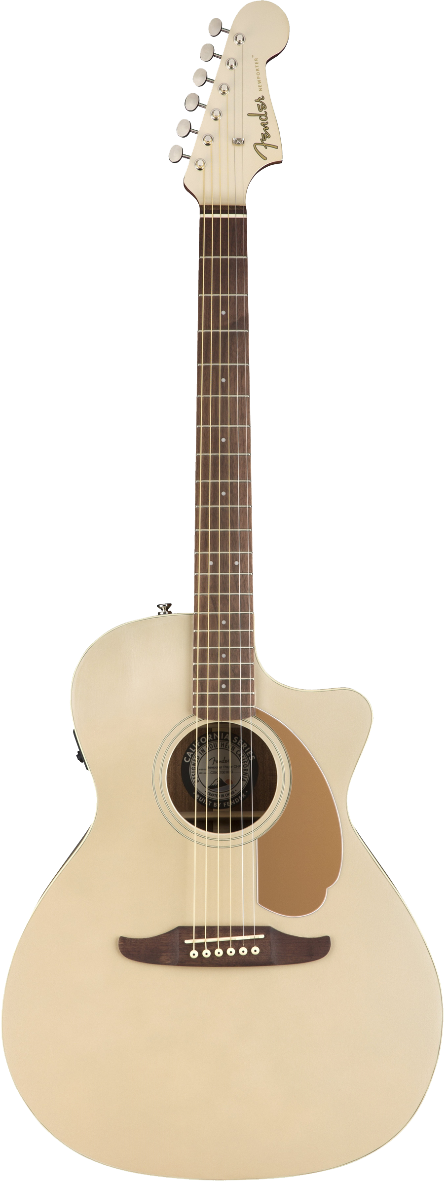 Fender Newporter Player Acoustic / Electric Guitar - Champagne