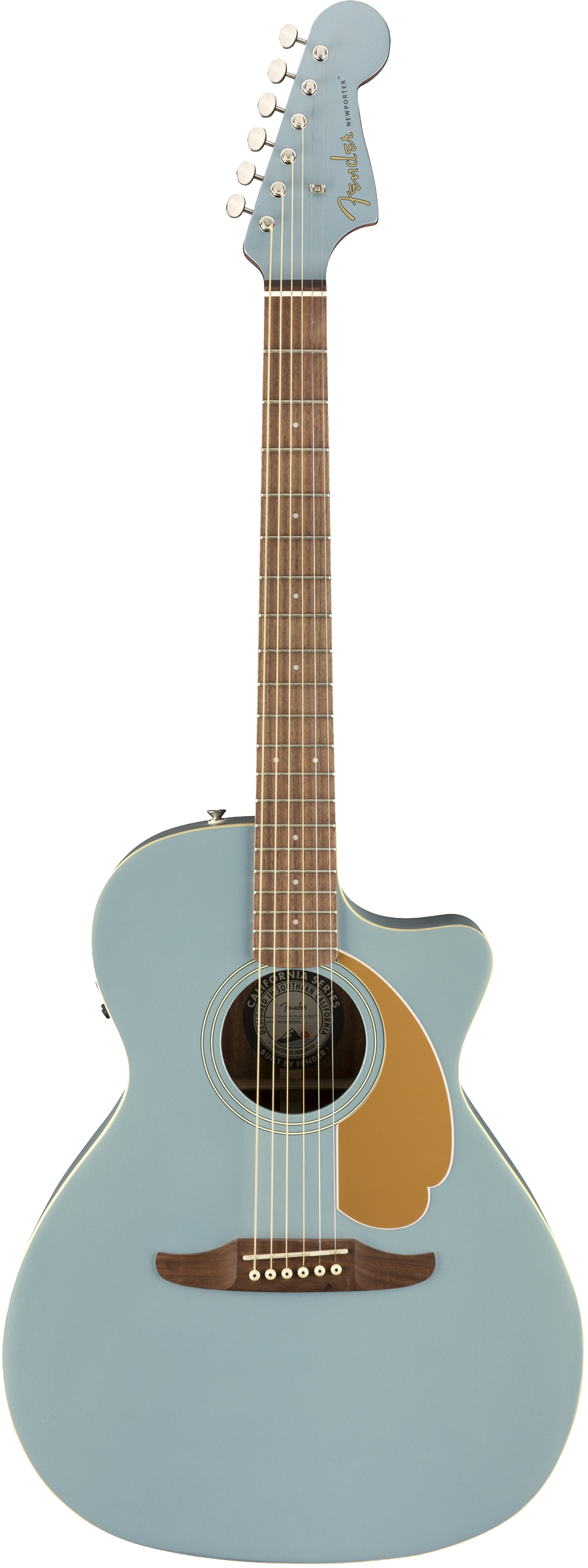 Fender Newporter Player Acoustic / Electric Guitar - Ice Blue