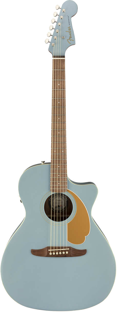 Fender Newporter Player Acoustic / Electric Guitar - Ice Blue