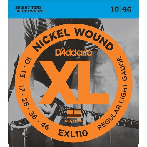 D'Addario® EXL110 Nickel Wound Electric Guitar Strings 10-46