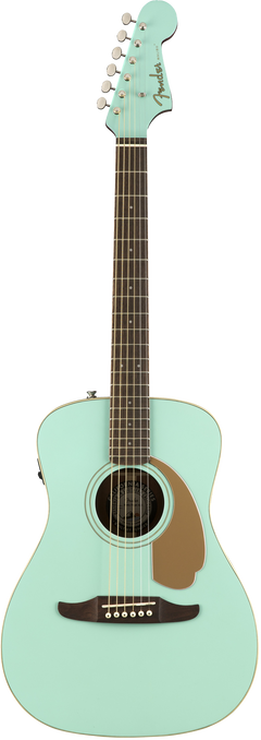 USED - Fender Malibu Player Acoustic / Electric Guitar - Aqua 