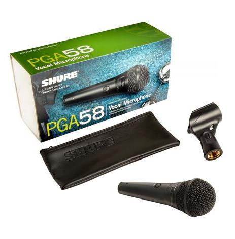Shure PGA58 XLR Cardioid Dynamic Vocal Microphone