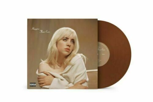 BILLIE EILISH - HAPPIER THAN EVER - LIMITED EDITION BROWN DOUBLE VINYL LP RECORD