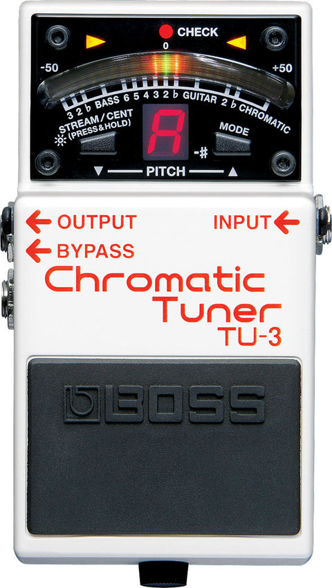 BOSS TU-3 Chromatic Guitar & Bass Tuner Pedal