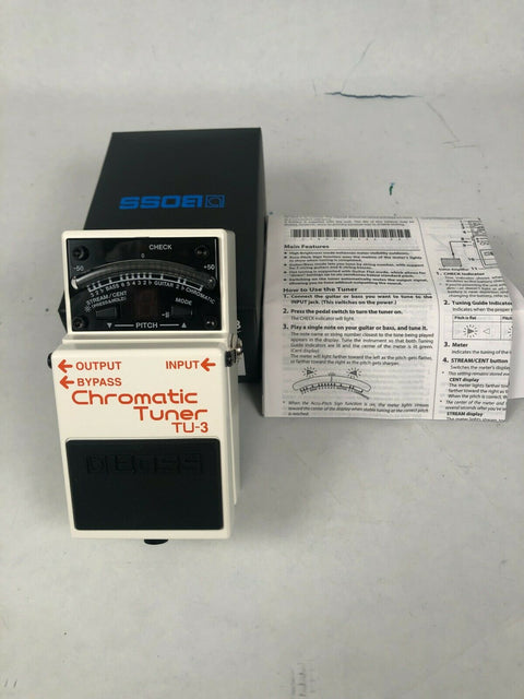 Boss TU-3 Chromatic Tuner Guitar Pedal- USED GEAR