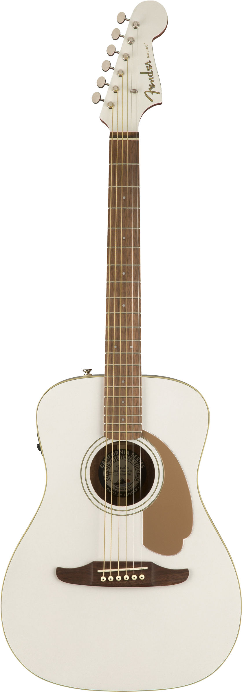 Fender Malibu Player Acoustic / Electric Guitar - Arctic Gold